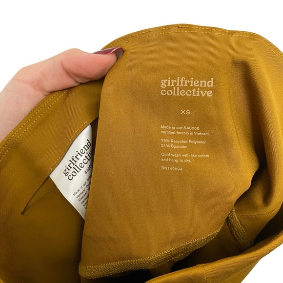 Girlfriend Collective Compressive High-Rise Leggings In Saddle Size XS - Picture 7 of 9